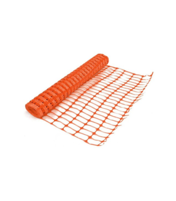 1.2M Orange Plastic Construction Mesh Safety Fence - ARL Solutions