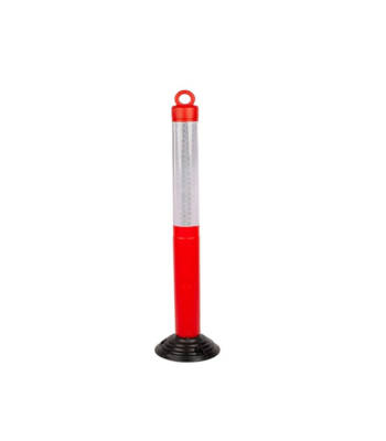 120cm Flexible Spring Post Bollard with Chain Loop