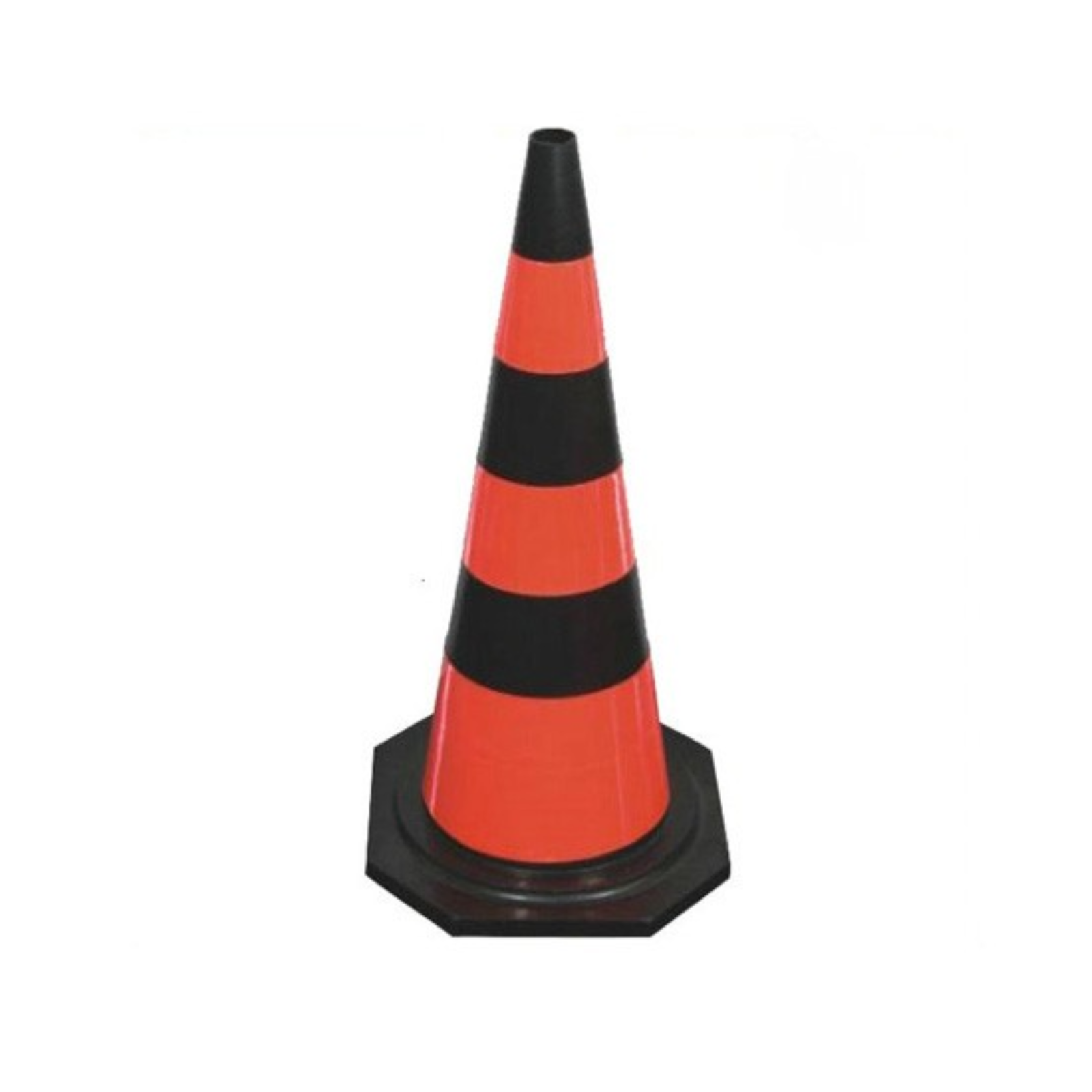 28inch-Black-Rubber-Road-Cone-for-Traffic-Parking-Lot-Safety.png 28inch Black Rubber Road Cone for Traffic & Parking Lot Safety