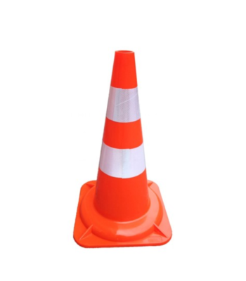 Fluorescent Orange Road Barricade Cone 50cm
