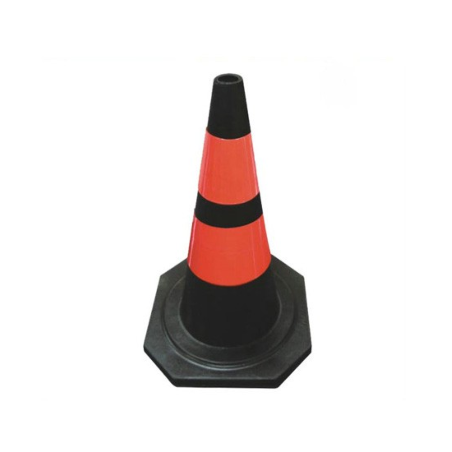50cm One Piece Rubber Road Safety Cone - ARL Solutions