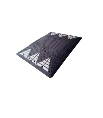 6 Piece Durable Recycled Rubber Vehicle Speed Cushion