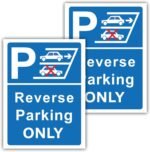 Reverse Parking Sign 2mm aluminum sheet with reflective sheet printing Signage - Image 2