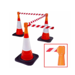 Highly Visible Retractable Belt Topper for Road Safety Cone - Image 2