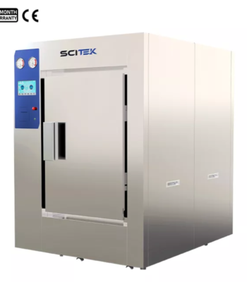 Horizontal Pulse Vacuum Autoclave Motorised Door