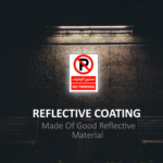 No Parking Plastic Sign (ArabicEnglish) 15x20cm - Image 2