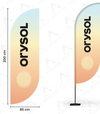 Curved top Flag | ARAB LAND SOLUTIONS