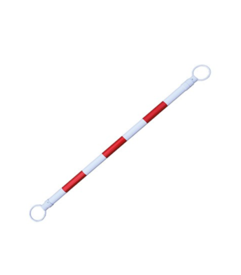 Reflective Cone Barricade Bar Red & White