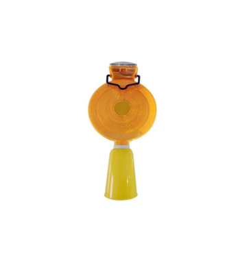 Solar Powered LED Traffic Warning Light