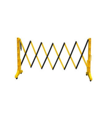 Temporary Expandable Plastic Traffic Barrier
