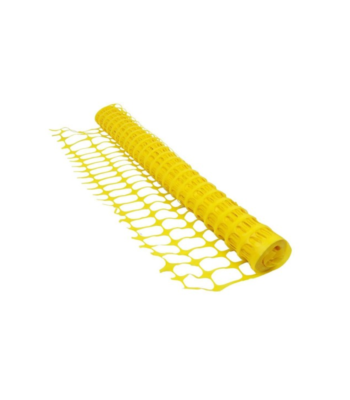 Yellow Lightweight Safety Barrier Fence