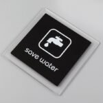 Acrylic Sign With Sticker - Image 2