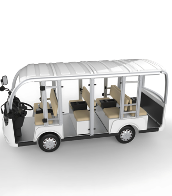 8 seater electric car with closed doors