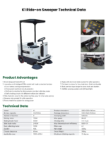 K1 Ride on Sweeper - Image 2