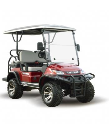 Lifted Golf Cart With Rear Seats 4 Seater