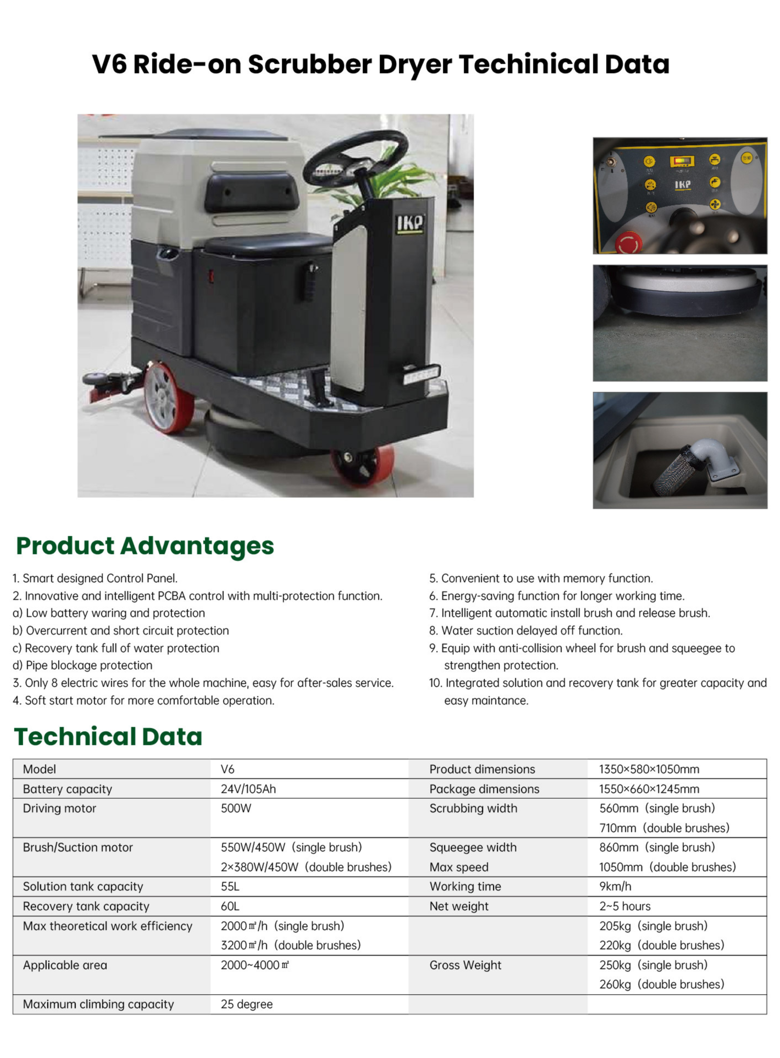 V6 Ride-on Scrubber Dryer (single disc) 1 V6 Ride on Scrubber Dryer single disc 1 - ARL Solutions