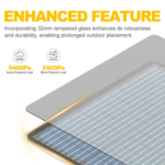 100W Portable Bifacial Solar Panel