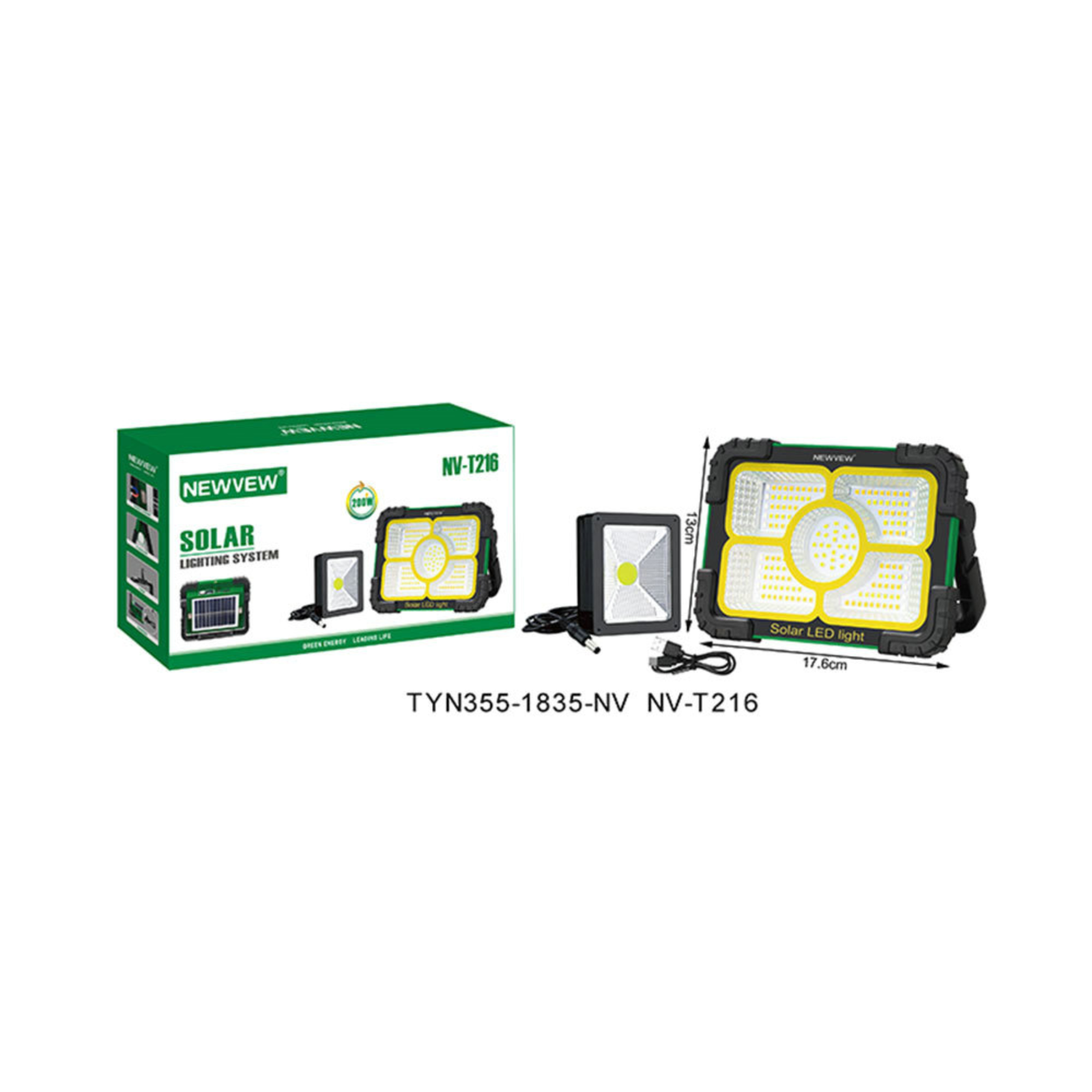 200W Solar Rechargeable Lighting System 200W Solar Rechargeable Lighting System