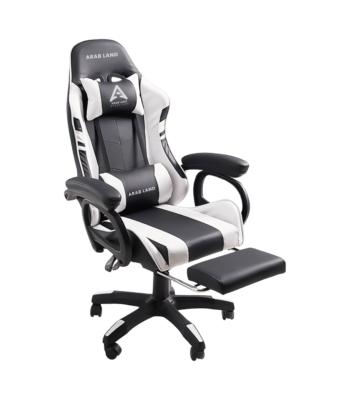 White & Black Comfort Gaming Chair ARL-A-01S