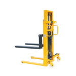 The ARL-CTY-D20-16 is a High Quality Manual Pallet Stacker designed for efficient and reliable manual transport and lifting operations. It is a more economical choice compared to the CTY-E model. Built with high-quality C-shape steel, this hand pallet stacker ensures a strong loading capacity. The design includes a pressure relief valve for controlled fork descent and a foot brake to ensure stability during loading. The forks, with a standard length of 1000mm, are made of high-quality steel plates with outer reinforcement for enhanced durability. Technical Specifications: Model: CTY-D20-16 Max. load capacity: 2000 kg Max. lifting height: 1600 mm Min. height of fork: 90 mm Load center: 500 mm Overall Length: 1460 mm Overall Width: 754 mm Overall Height, mast lowered: 2020 mm Overall Height, mast extended: 2020 mm Forks Type: Adjustable Fork Dimensions (LWH): 1000 x 130 x 60 mm Forks Outside Width: 275-700 mm Leg Length: 900 mm Wheel Type: Nylon/PLU Tyre size, drive: Φ180 x 50 mm Tyre size, load: Φ80 x 70 mm Net Weight: 194/198 kg