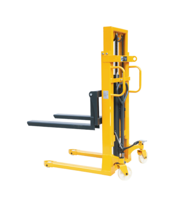 The ARL-CTY-D20-16 is a High Quality Manual Pallet Stacker designed for efficient and reliable manual transport and lifting operations. It is a more economical choice compared to the CTY-E model. Built with high-quality C-shape steel, this hand pallet stacker ensures a strong loading capacity. The design includes a pressure relief valve for controlled fork descent and a foot brake to ensure stability during loading. The forks, with a standard length of 1000mm, are made of high-quality steel plates with outer reinforcement for enhanced durability. Technical Specifications: Model: CTY-D20-16 Max. load capacity: 2000 kg Max. lifting height: 1600 mm Min. height of fork: 90 mm Load center: 500 mm Overall Length: 1460 mm Overall Width: 754 mm Overall Height, mast lowered: 2020 mm Overall Height, mast extended: 2020 mm Forks Type: Adjustable Fork Dimensions (LWH): 1000 x 130 x 60 mm Forks Outside Width: 275-700 mm Leg Length: 900 mm Wheel Type: Nylon/PLU Tyre size, drive: Φ180 x 50 mm Tyre size, load: Φ80 x 70 mm Net Weight: 194/198 kg 2 ton Manual Pallet Stackers ARL-CTY-D20 1000kg Hydraulic Manual Pallet Stackers ARL-CTY-D10: High-Reach 1 Ton Industrial Lift 2000kg High-Quality Manual Pallet Stacker 1.6m ARL-CTY-D20-16 Why You Need the 1000kg Manual Pallet Stacker ARL-CTY-D10-16 for Material Handling