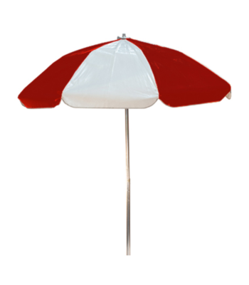 Red & White Beach Umbrella ARL-RD220-R