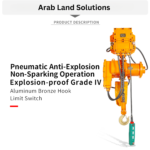 ARL-HYBDB Explosion Proof Low Headroom Electric Chain Hoist (IIB T4)