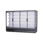 Europe Style Plug-in Glass Door Upright Fridge