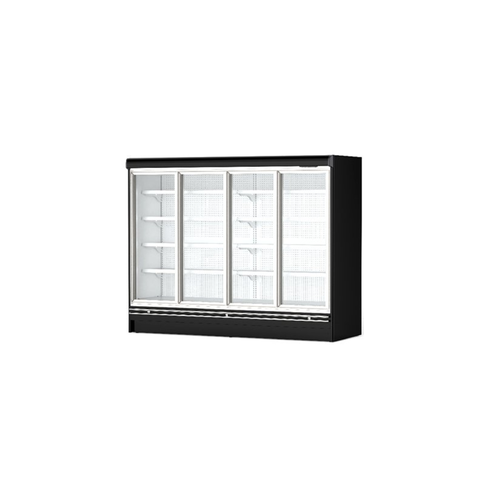 Remote Glass Door Upright Fridge