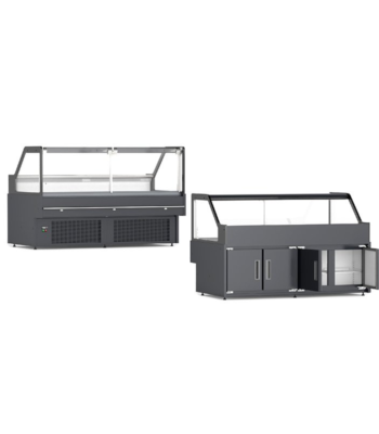 Right Angle Deli Cabinet With Storage