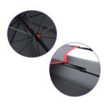 2-Meter Pongee Beach Umbrella with Black UV Coating ARL-OVB063