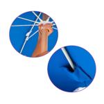 Classic Wooden Finish Beach Umbrella ARL-OVB059