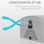Heavy Duty Electric Jet Hand Dryer ARL-AK2800C