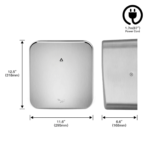 Heavy Duty Electric Jet Hand Dryer ARL-AK2800C