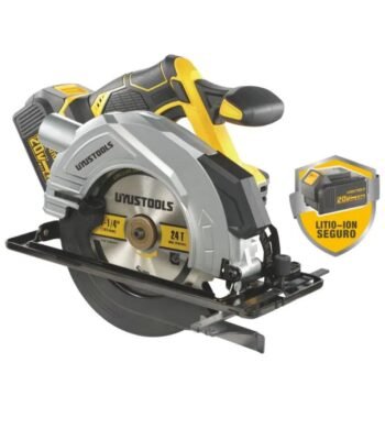 20V Cordless Circular Saw - Adjustable Depth & Bevel Cutting with Enhanced Safety ARL-UY-ISC204