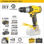 20V Cordless Impact Drill Kit with Accessories ARL-UY-ITL02-204