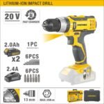 20V Cordless Impact Drill Kit with Accessories ARL-UY-ITL03-202