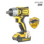 20V Cordless Impact Wrench - 300N·m Torque, LED Light, Brushless Motor ARL-UY-ILL202