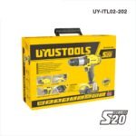 20V Lithium-Ion Impact Drill - 45N·m Torque, 22+1+1+1 Settings, Extensive Accessory Kit ARL-UY-ITL02-202