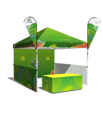 ARL-3x3M Custom Logo Pop-Up Advertising Tent - EZ Outdoor Canopy