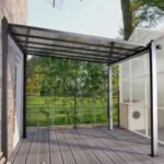 3x3m Sunlit Pavilion Pergola with Four Pillars