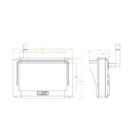 4.3 Inch Car Digital Wireless Rear View Camera System