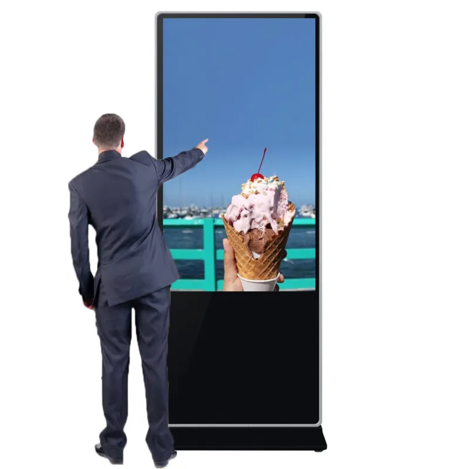 55 Inch Non-Touch Digital Signage Kiosk 65 Inch Non-Touch Digital Signage Kiosk