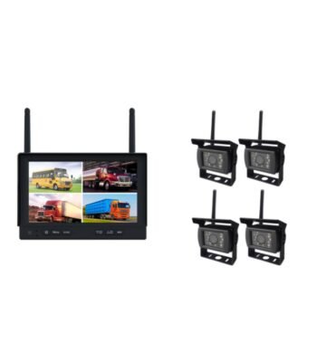 7” 4CH 1080P FHD Digital Wireless Camera System with Built-in Recorder & Rechargeable Battery