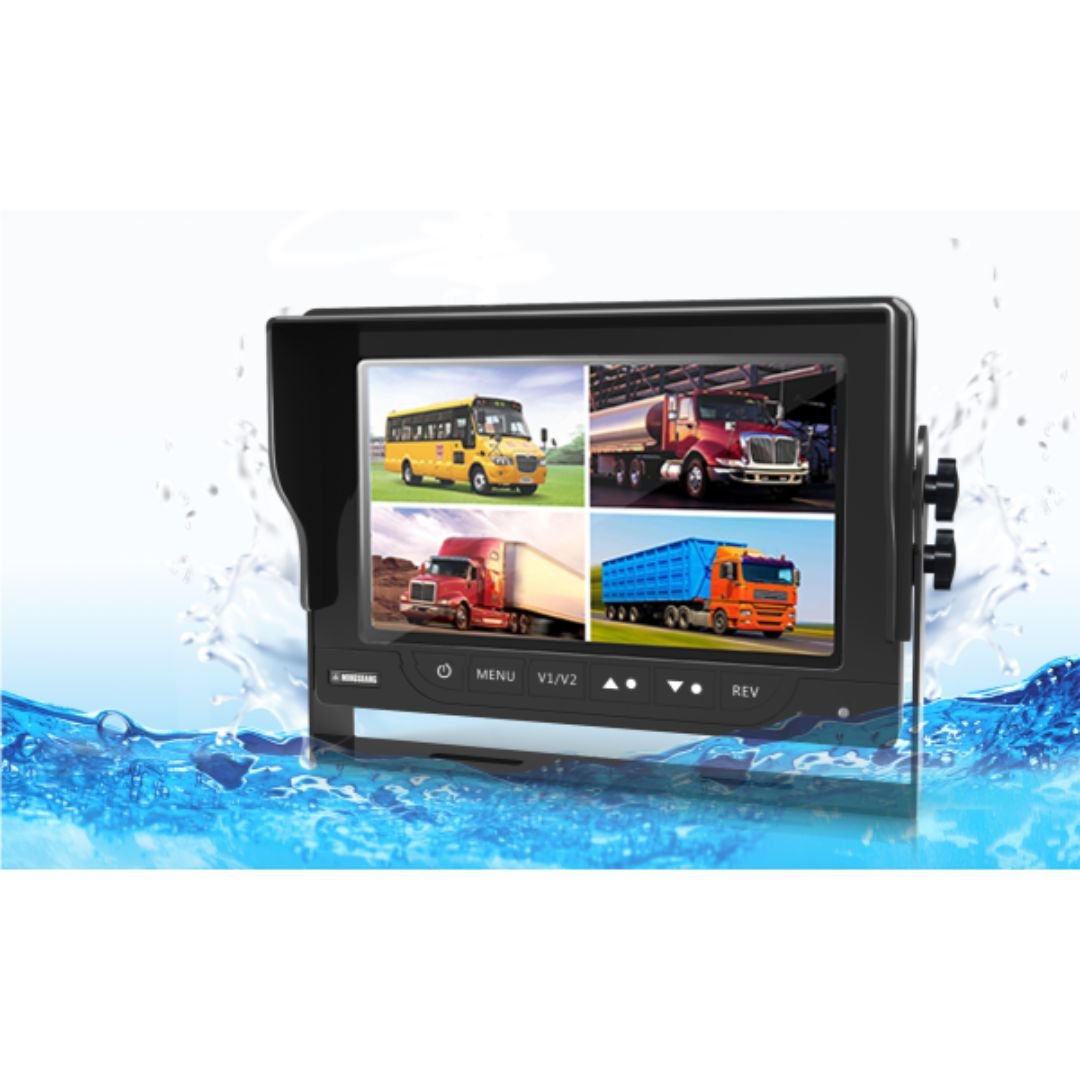 7″ TFT Digital LCD Quad View Monitor with PIP & Auto Switching - 4-Channel Input (ARL-MS-716Q)
