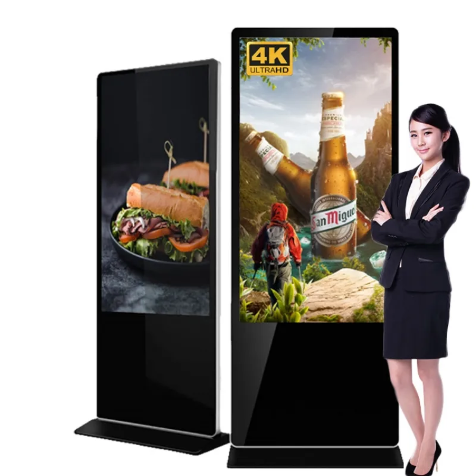 85 Inch IR Touch Digital Signage Kiosk