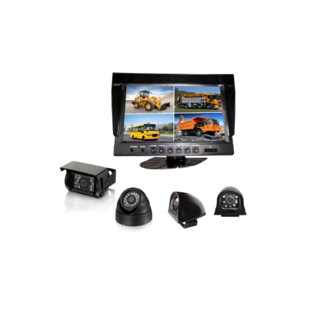 9 INCH Quad Rear View Camera System