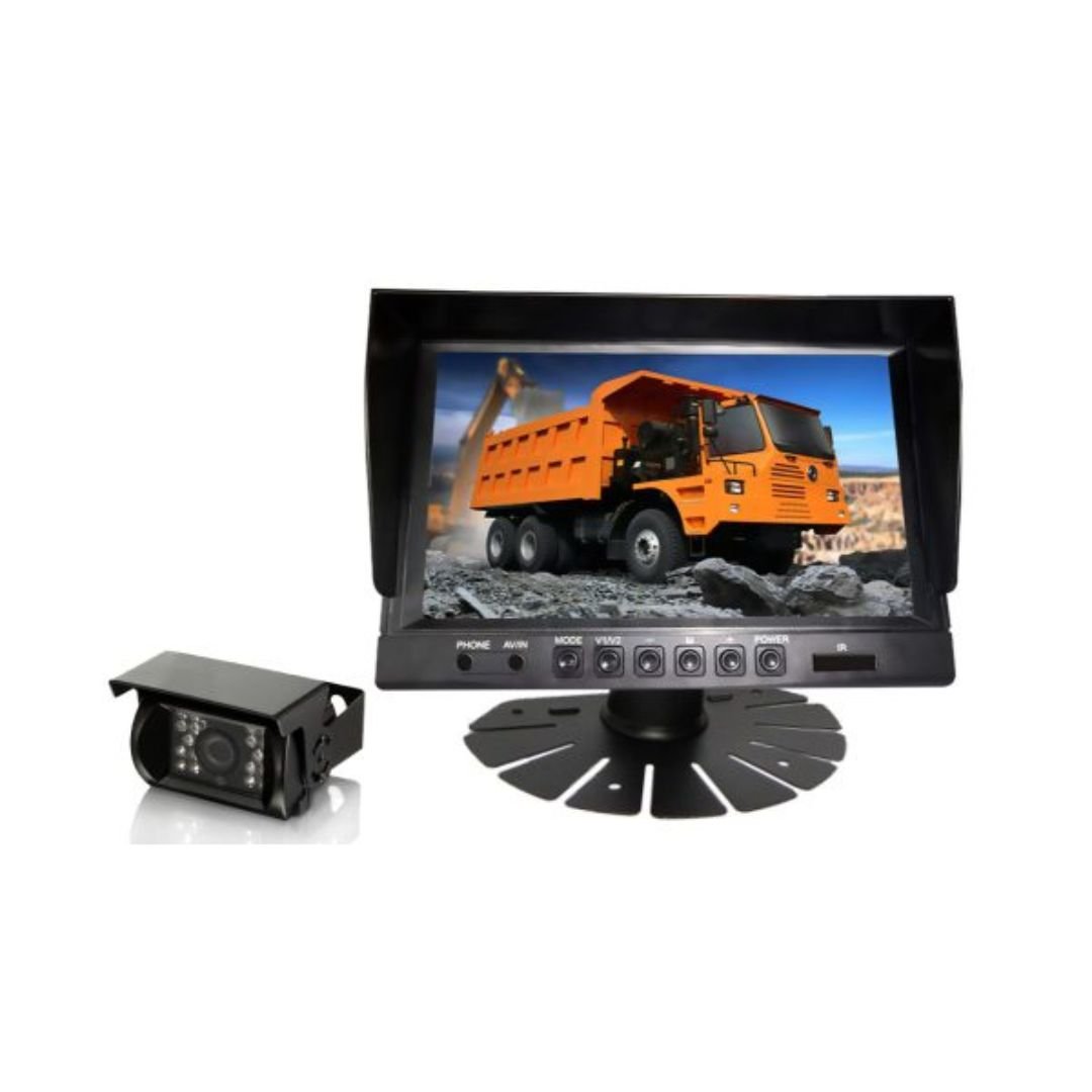 9 Inch Backup Camera System with Flush Mount Camera