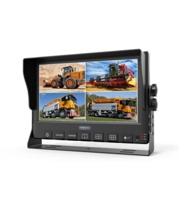 9-inch TFT Digital LCD Quad View Monitor with 4 AV Inputs & Auto Switching - Supports Full HD 1080P (ARL-MS-796YZ-Q NTS)