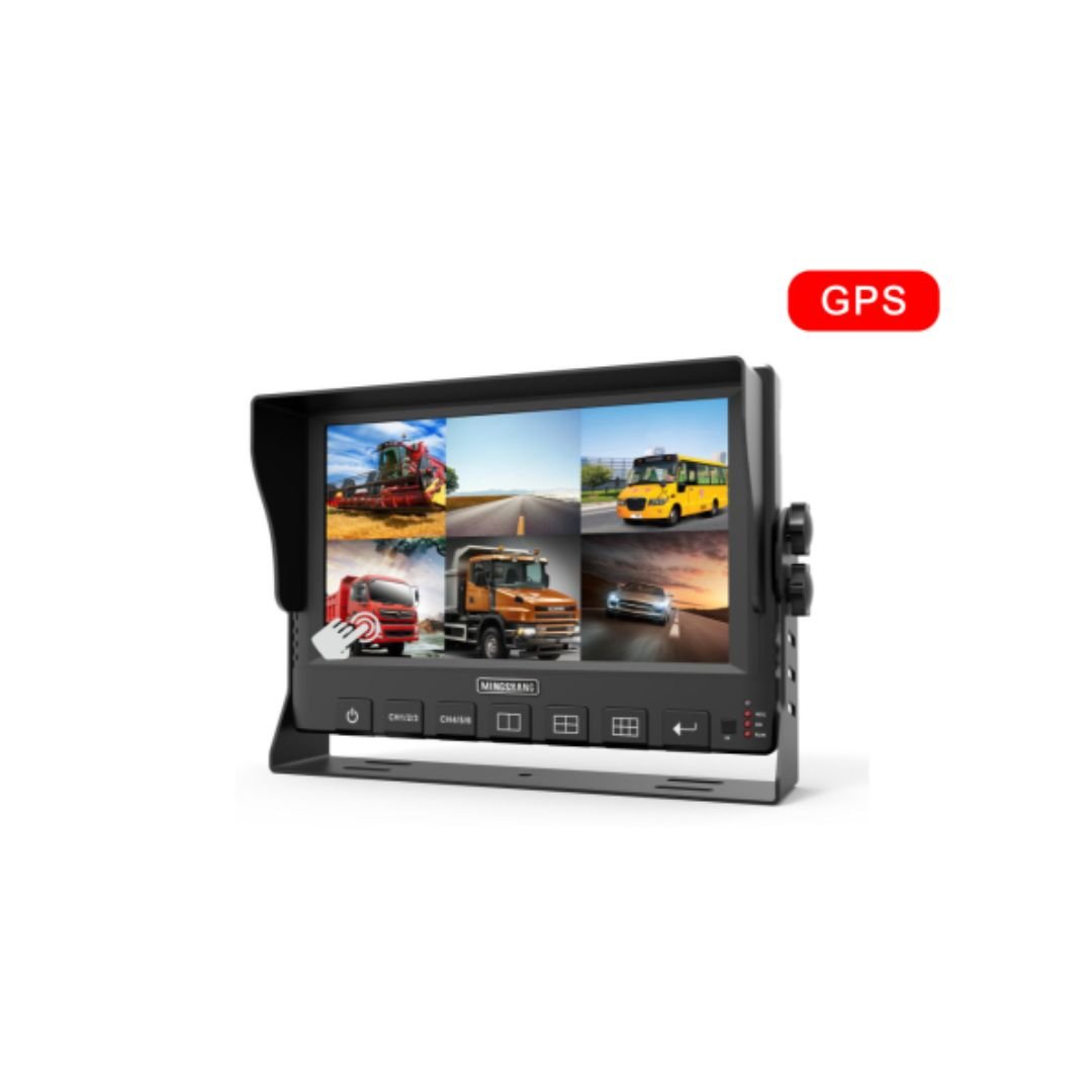 9" 6CH HD DVR Monitor with GPS & Optional Wi-Fi (ARL-MS-796DVR GPS)